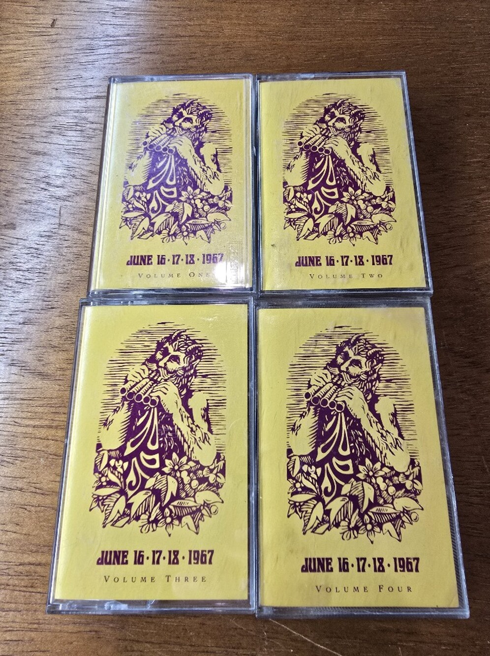 Rare Vintage Monterey Pop Festival 1967 Live 4-Cassette Set
